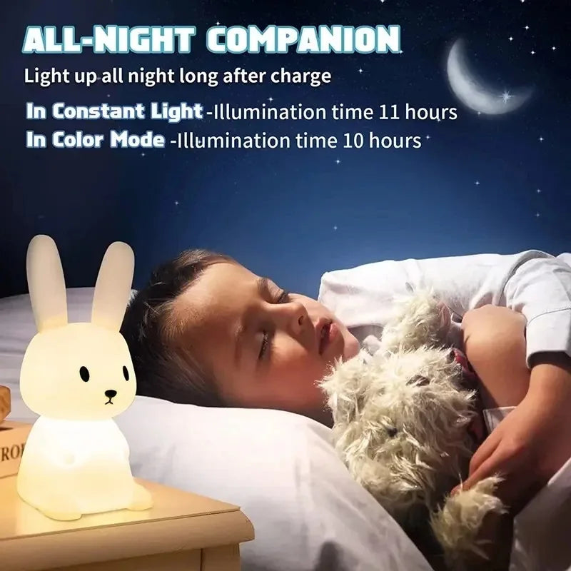 LED Rabbit Touch Sensor Lamp