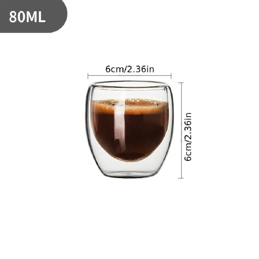 Double Wall Glass Coffee Cups