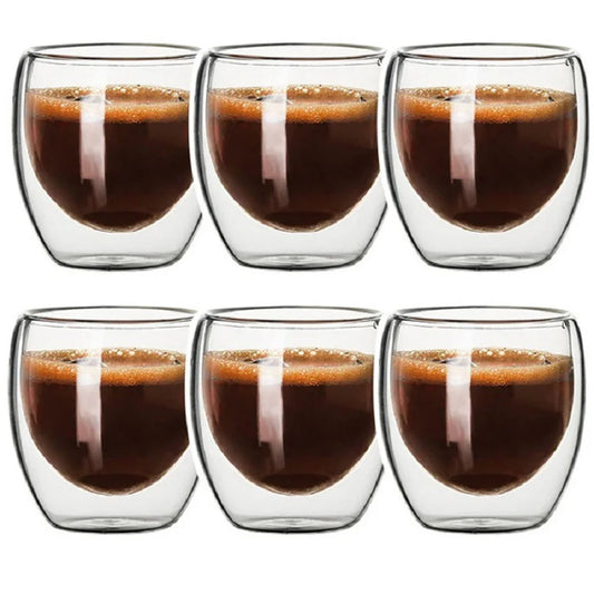 Double Wall Glass Coffee Cups