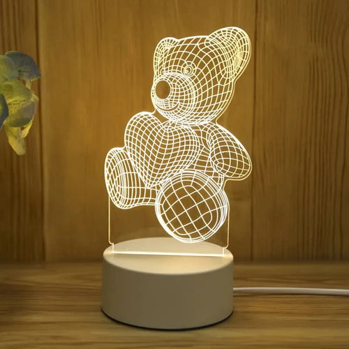 Bear's Heart Night Lamp