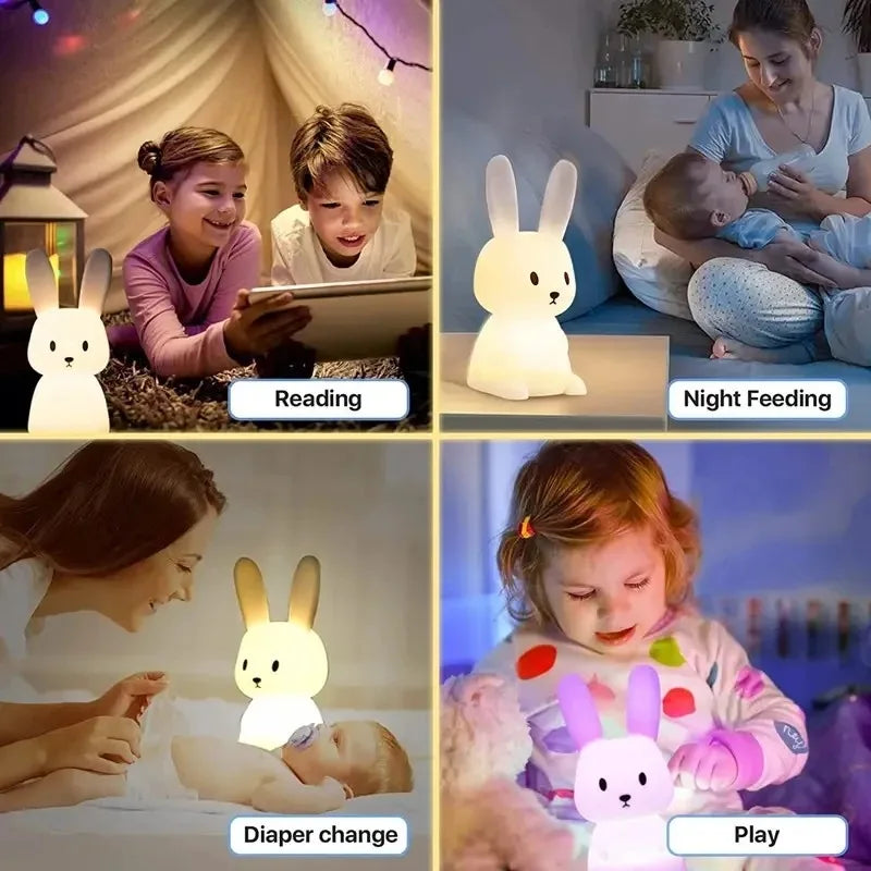 LED Rabbit Touch Sensor Lamp