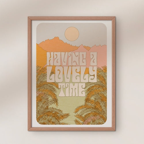 Having A Lovely Time Art Print