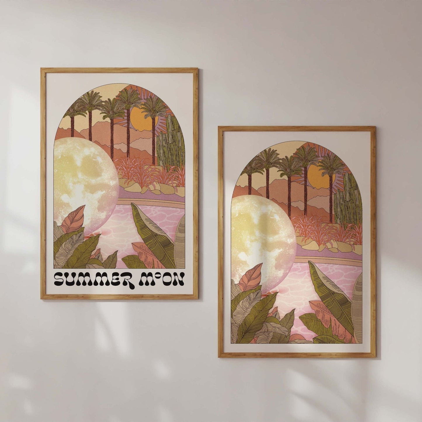 Summer Moon Art Print